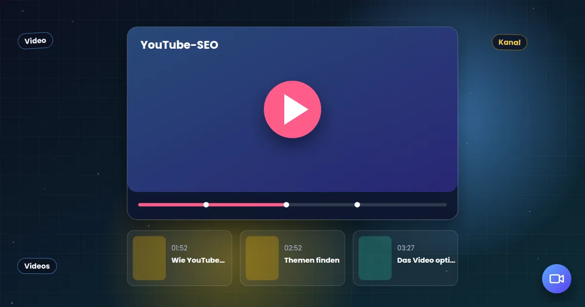 YouTube-SEO: Videoplayer mit Kapitelmarken und Vorschaubildern