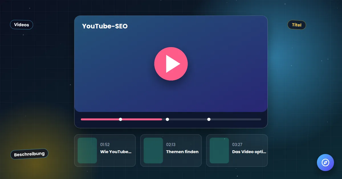 YouTube-SEO: Videoplayer mit Kapitelmarken und Vorschaubildern